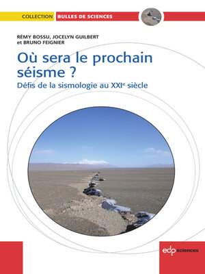 cover image of Où sera le prochain séisme ?